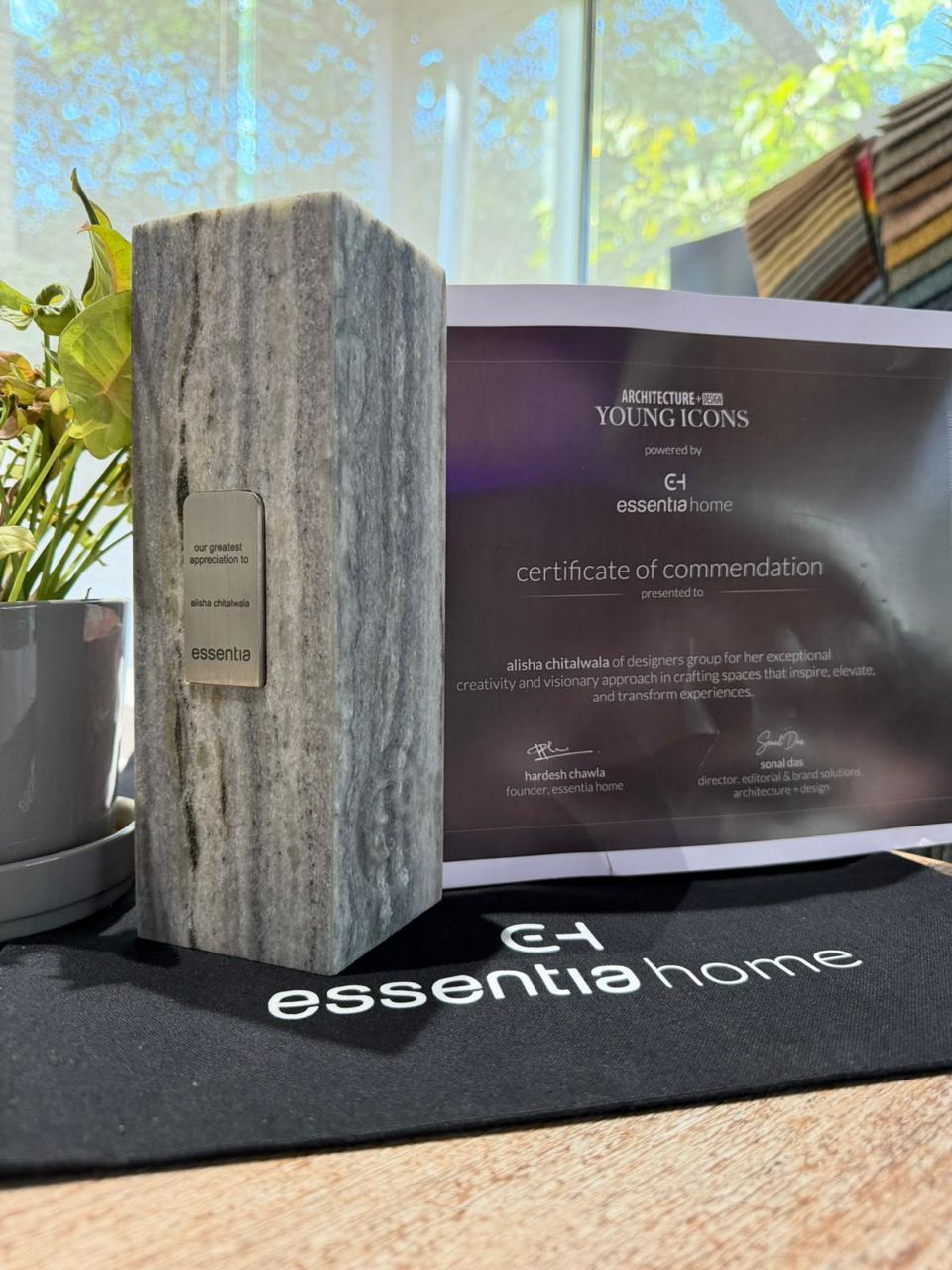 Essentia Home and AD Young Icons recognition