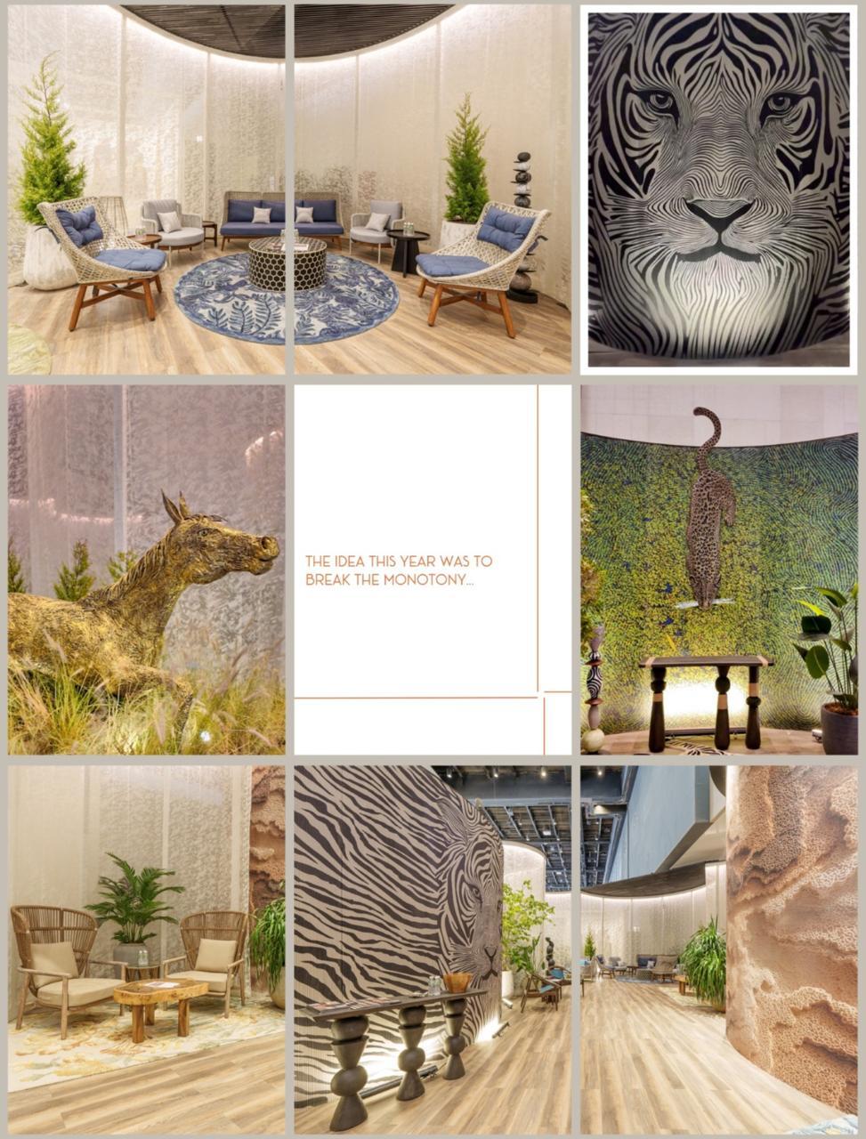 Exhibition moodboard details