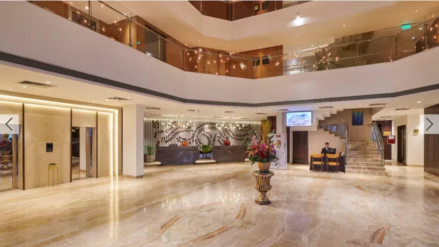 Pride Hotel, Nagpur — lobby atrium